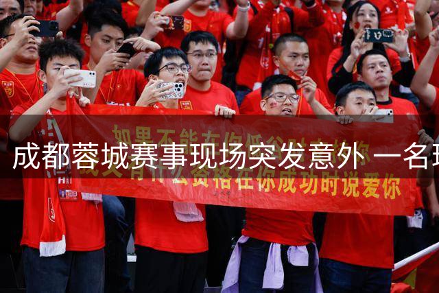 成都蓉城赛事现场突发意外 一名球迷抢救无效身亡